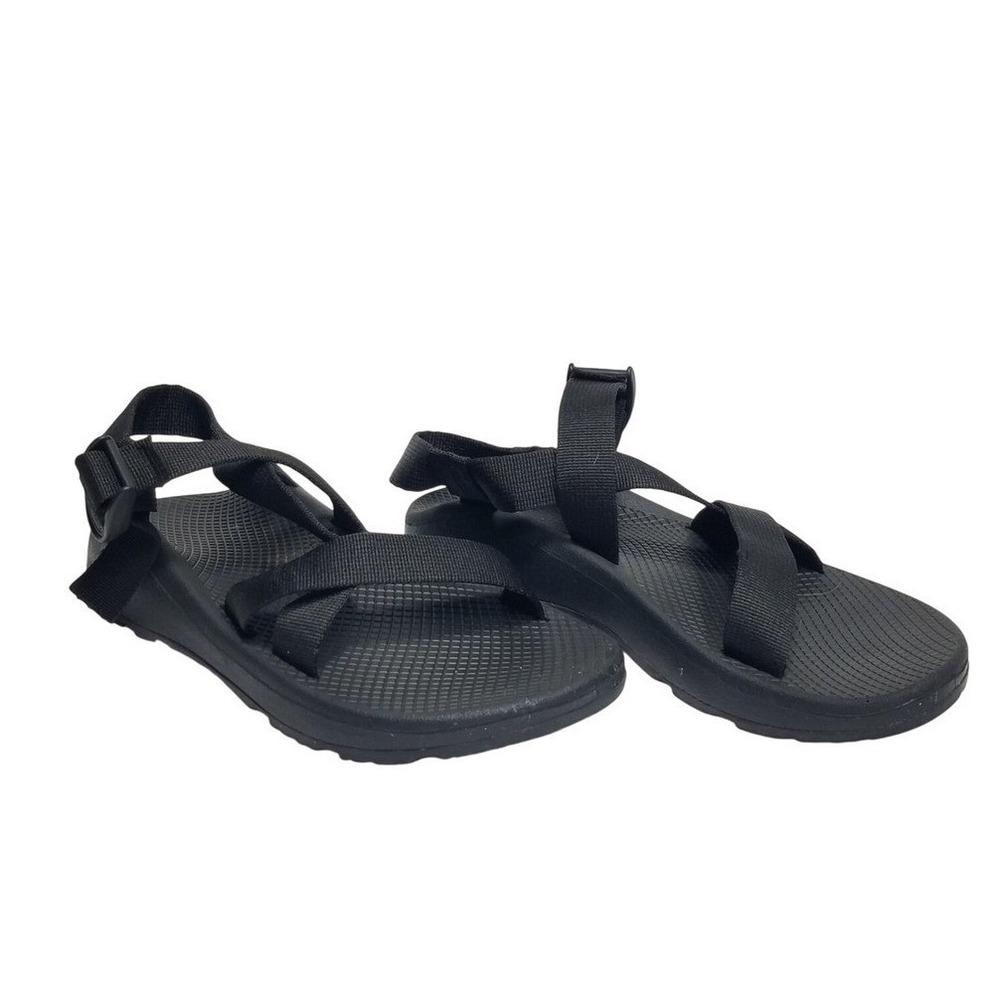 Chaco Z1 Classic Hiking Sandals Mens 8 Black Polyester Webbing Gorpcore Strappy